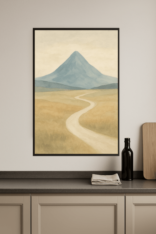 Spokojny Krajobraz Górski Sztuka - CasaNookDecor
