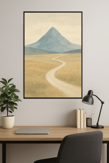 Spokojny Krajobraz Górski Sztuka - CasaNookDecor