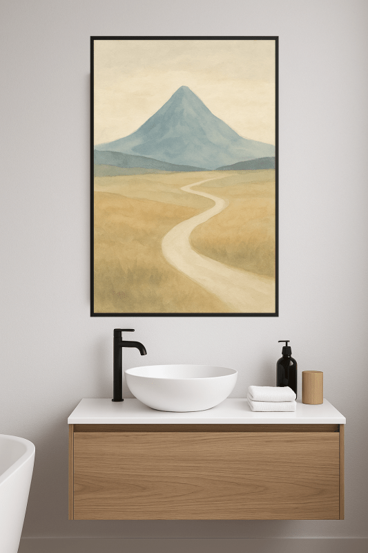 Spokojny Krajobraz Górski Sztuka - CasaNookDecor