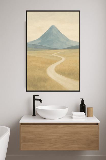 Spokojny Krajobraz Górski Sztuka - CasaNookDecor