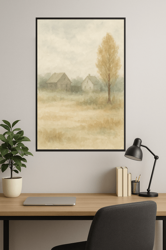 Spokojny Krajobraz Malarski - CasaNookDecor