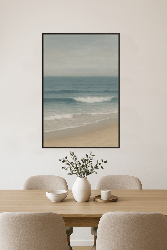 Spokojny Krajobraz Morski - Druk Sztuki - CasaNookDecor