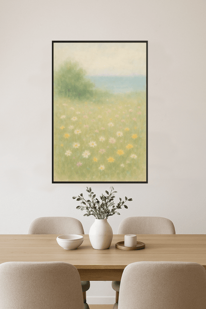 Spokojny Krajobraz Sztuki Dzikich Kwiatów - CasaNookDecor