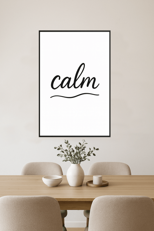 Spokojny Minimalistyczny Plakat Sztuki - CasaNookDecor