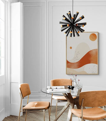 Miękki, ciepły plakat boho