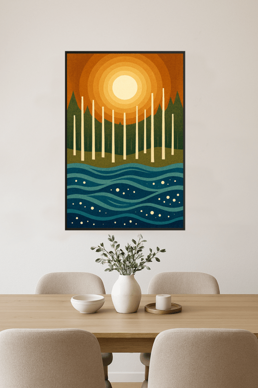 Stylizowana Sztuka Krajobrazu - CasaNookDecor