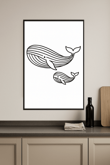 Stylizowana Sztuka Linii Węża - CasaNookDecor