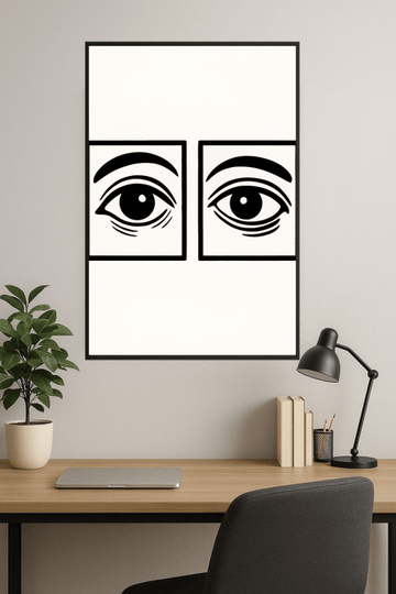 Stylizowana Sztuka Oka - CasaNookDecor