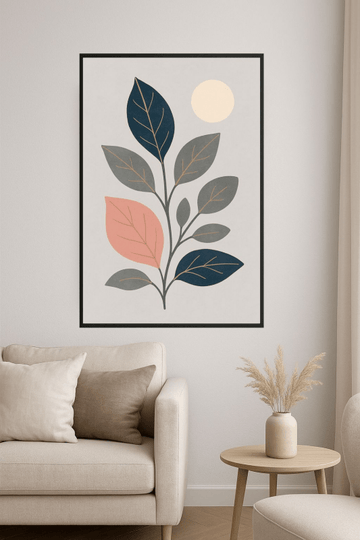 Stylizowany Druk Sztuki Roślinnej - CasaNookDecor