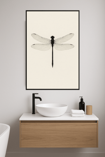 Stylizowany Druk Sztuki Ważki - CasaNookDecor