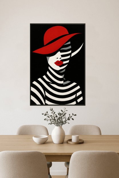 Stylizowany Portret Kobiety - CasaNookDecor