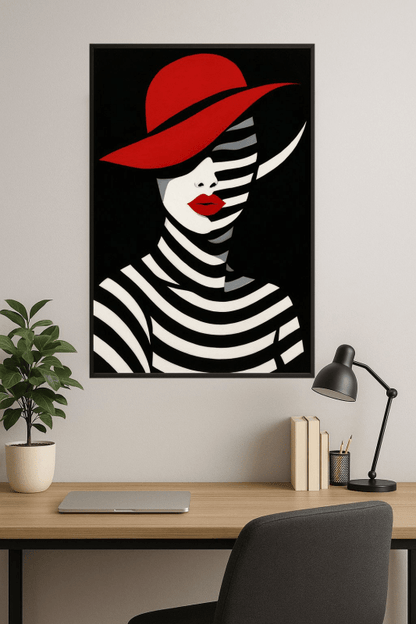 Stylizowany Portret Kobiety - CasaNookDecor