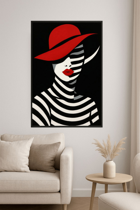 Stylizowany Portret Kobiety - CasaNookDecor