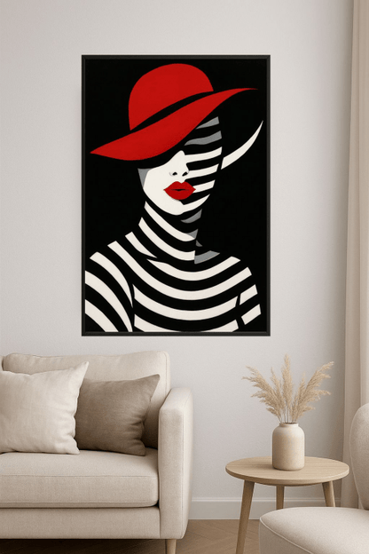 Stylizowany Portret Kobiety - CasaNookDecor