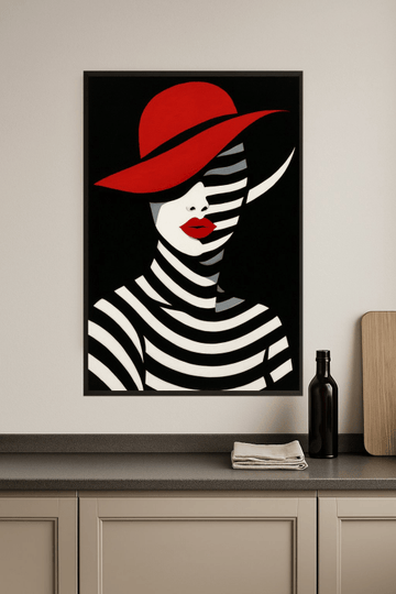 Stylizowany Portret Kobiety - CasaNookDecor