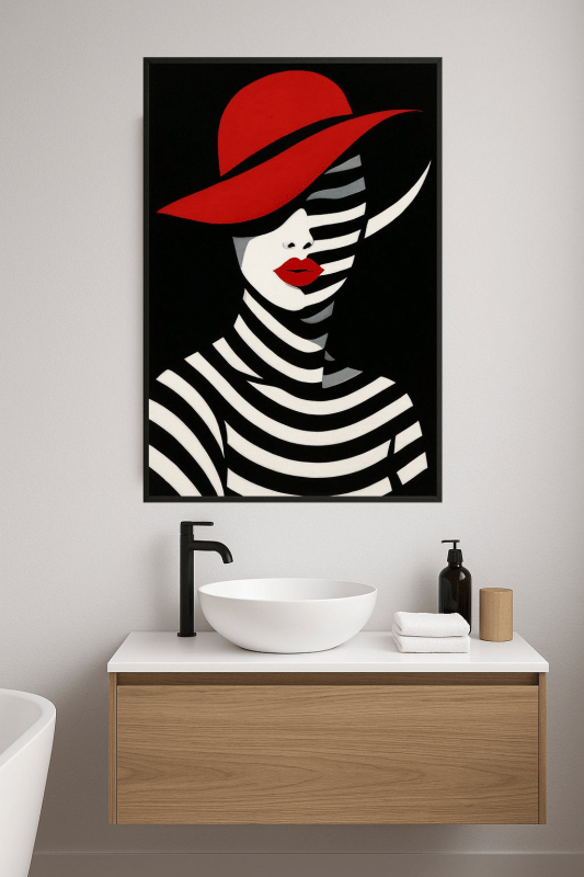 Stylizowany Portret Kobiety - CasaNookDecor