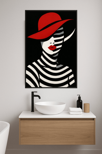 Stylizowany Portret Kobiety - CasaNookDecor