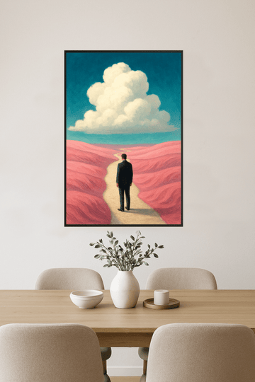 Surrealistyczny Druk Sztuki Krajobrazu - CasaNookDecor