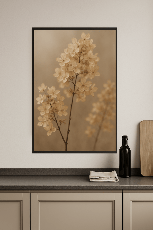 Suszone Brązowe Kwiatowe Kwiatostany - CasaNookDecor