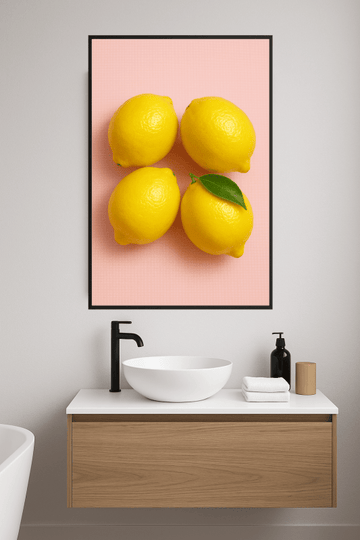 Świeże Żółte Cytryny - CasaNookDecor