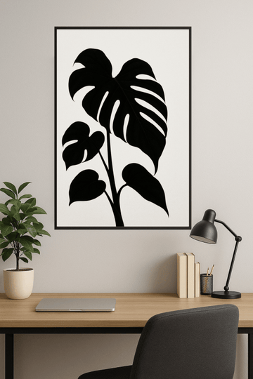 Sylwetka Rośliny Monstery - CasaNookDecor