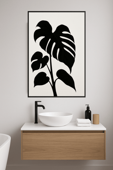 Sylwetka Rośliny Monstery - CasaNookDecor