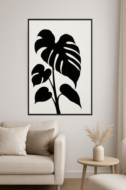 Sylwetka Rośliny Monstery - CasaNookDecor