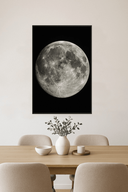 Szczegółowe Zbliżenie Księżyca - CasaNookDecor