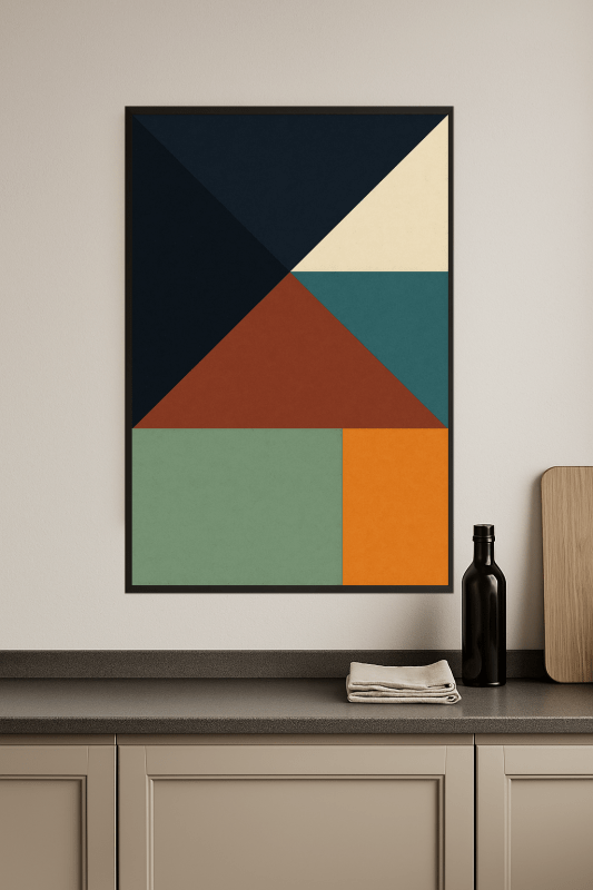 Sztuka Abstrakcyjna Geometrii - CasaNookDecor