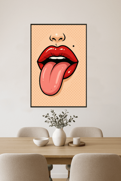 Sztuka Błyszczących Czerwonych Warg - CasaNookDecor