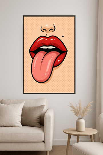 Sztuka Błyszczących Czerwonych Warg - CasaNookDecor