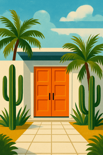 Sztuka Domu w Palm Springs - CasaNookDecor