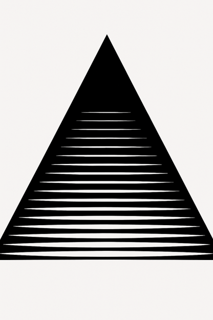 Sztuka Geometrycznych Trójkątów - CasaNookDecor