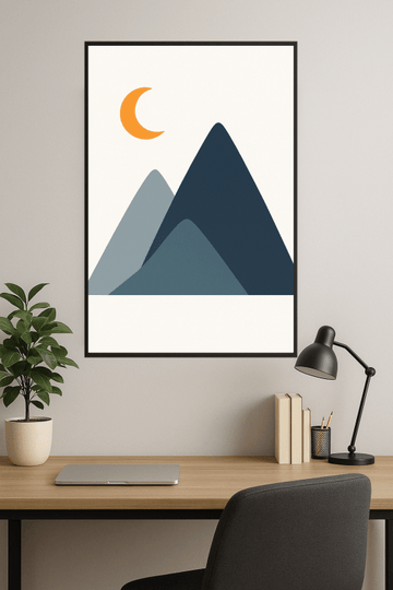 Sztuka Gór Księżycowego Sierpa - CasaNookDecor