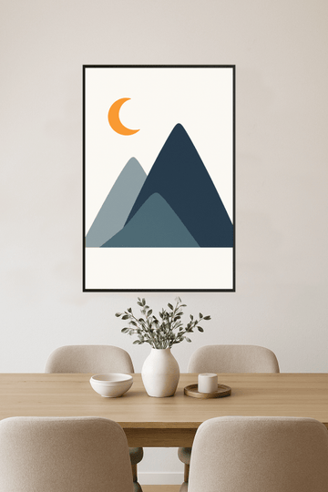 Sztuka Gór Księżycowego Sierpa - CasaNookDecor