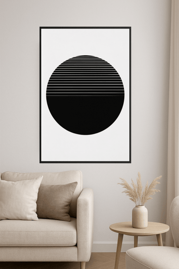 Sztuka Koła z Gradientem - CasaNookDecor