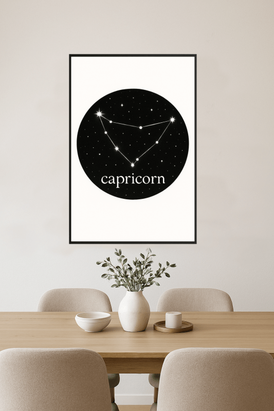 Sztuka Konstelacji Koziorożca - CasaNookDecor
