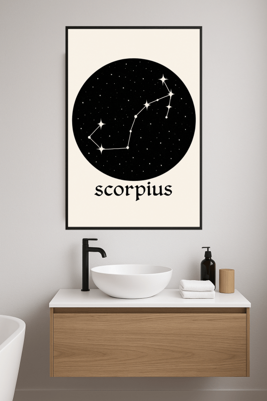 Sztuka Konstelacji Skorpiona - CasaNookDecor