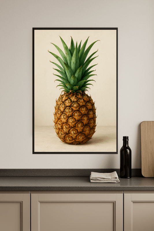 Sztuka Ścienna Ananasa - CasaNookDecor