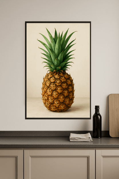 Sztuka Ścienna Ananasa - CasaNookDecor