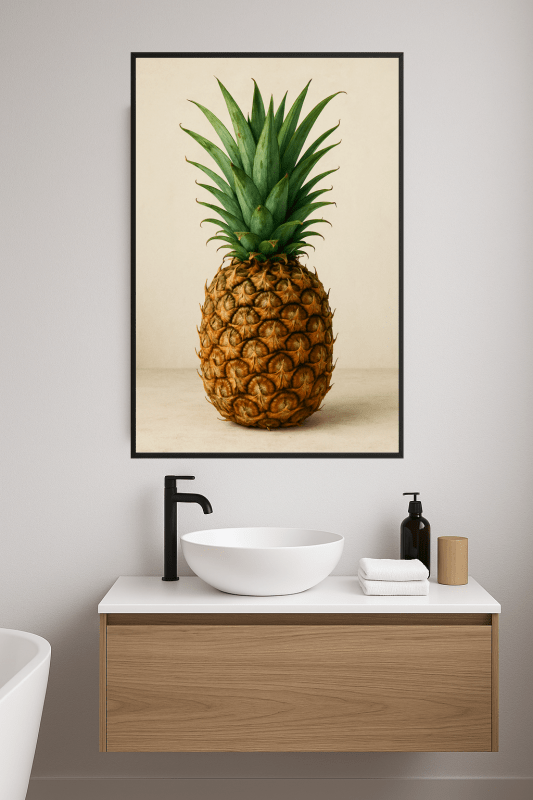 Sztuka Ścienna Ananasa - CasaNookDecor