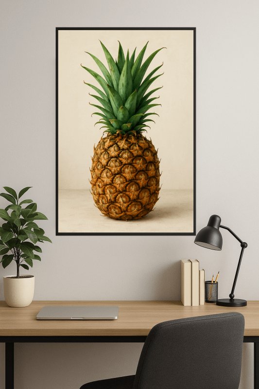 Sztuka Ścienna Ananasa - CasaNookDecor