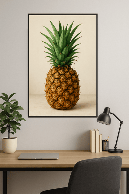 Sztuka Ścienna Ananasa - CasaNookDecor