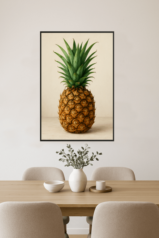 Sztuka Ścienna Ananasa - CasaNookDecor