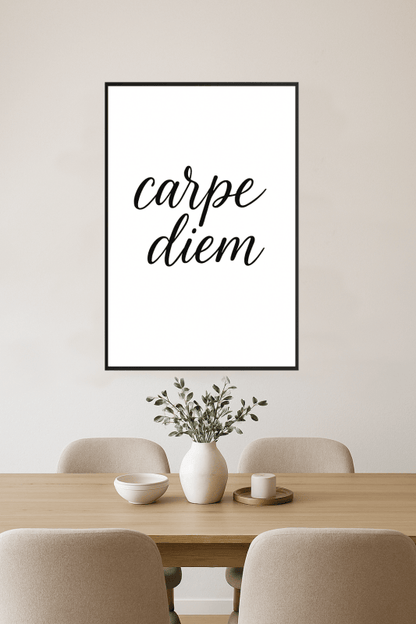 Sztuka Ścienna Carpe Diem - CasaNookDecor