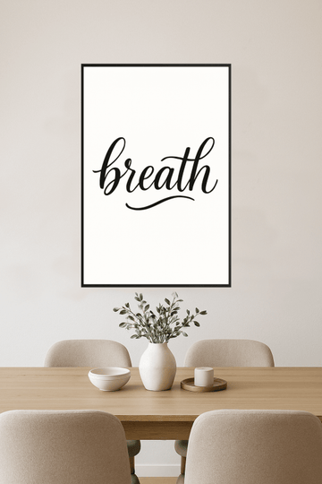 Sztuka Ścienna 'Oddech' - CasaNookDecor