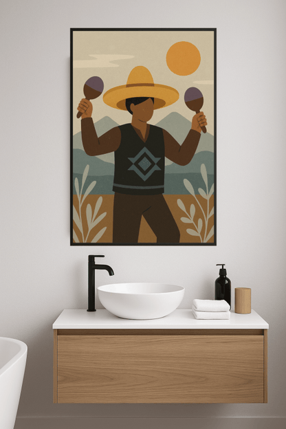 Sztuka Sombrero i Maracas - CasaNookDecor