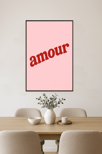 Sztuka Typografii Amour - CasaNookDecor