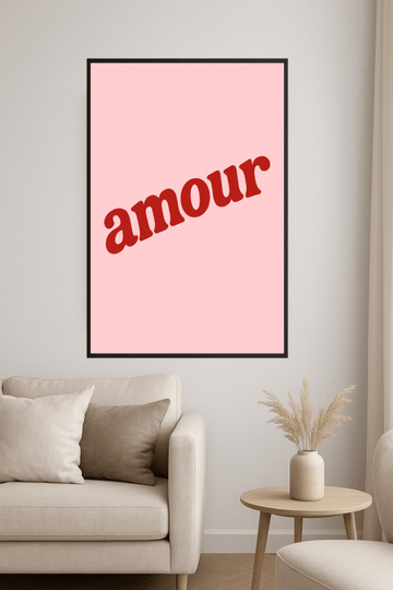 Sztuka Typografii Amour - CasaNookDecor