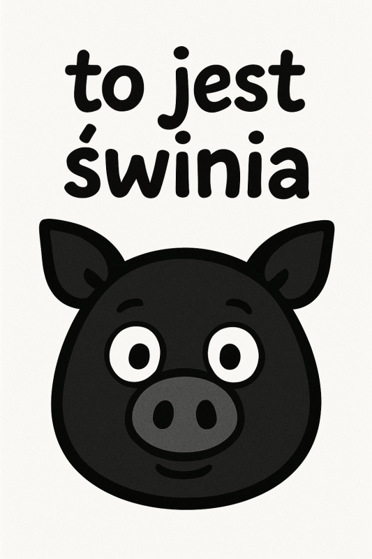 To Jest Świnia Pig Design - CasaNookDecor